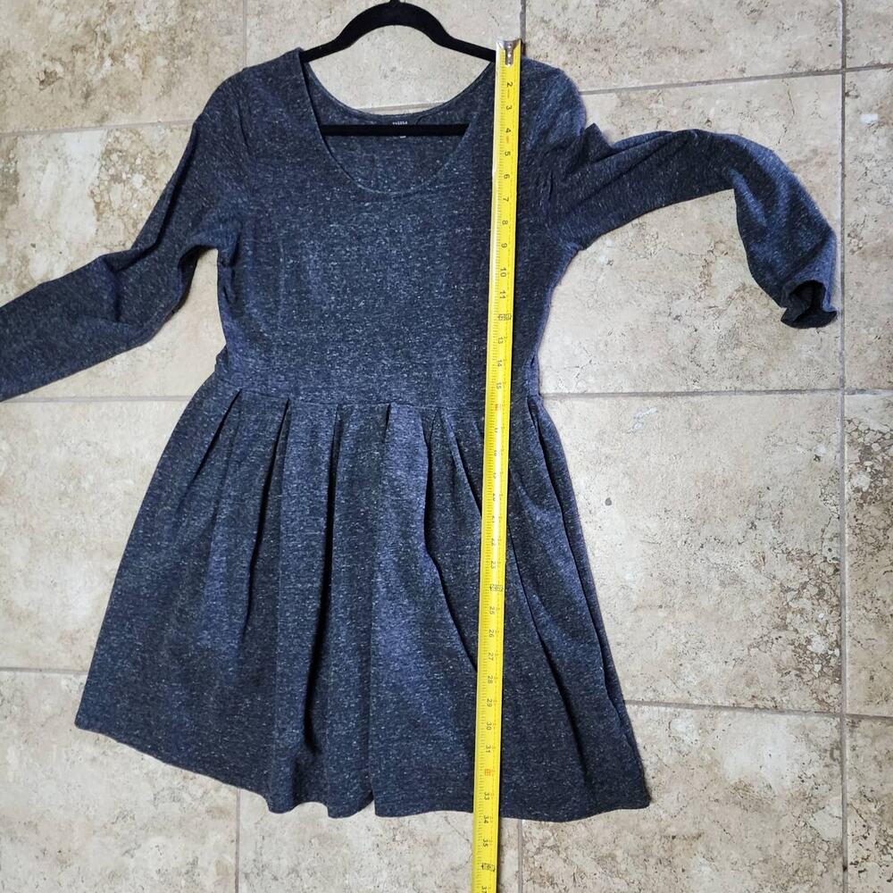 Talula Gray Tweed  Cotton Dress Size Large - Picture 6 of 7